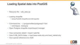 Discover PostGIS: Add Spatial functions to PostgreSQL | PDF