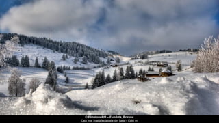 © FlinstoneRO – Fundata, Brașov
Cea mai înaltă localitate din țară - 1380 m.
 