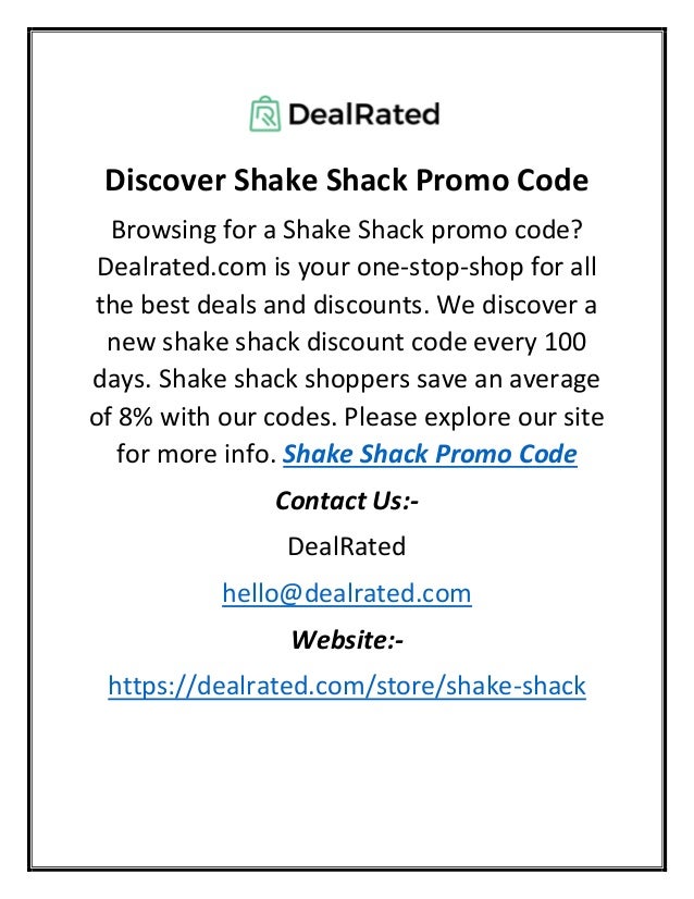 Discover Shake Shack Promo Code.pdf