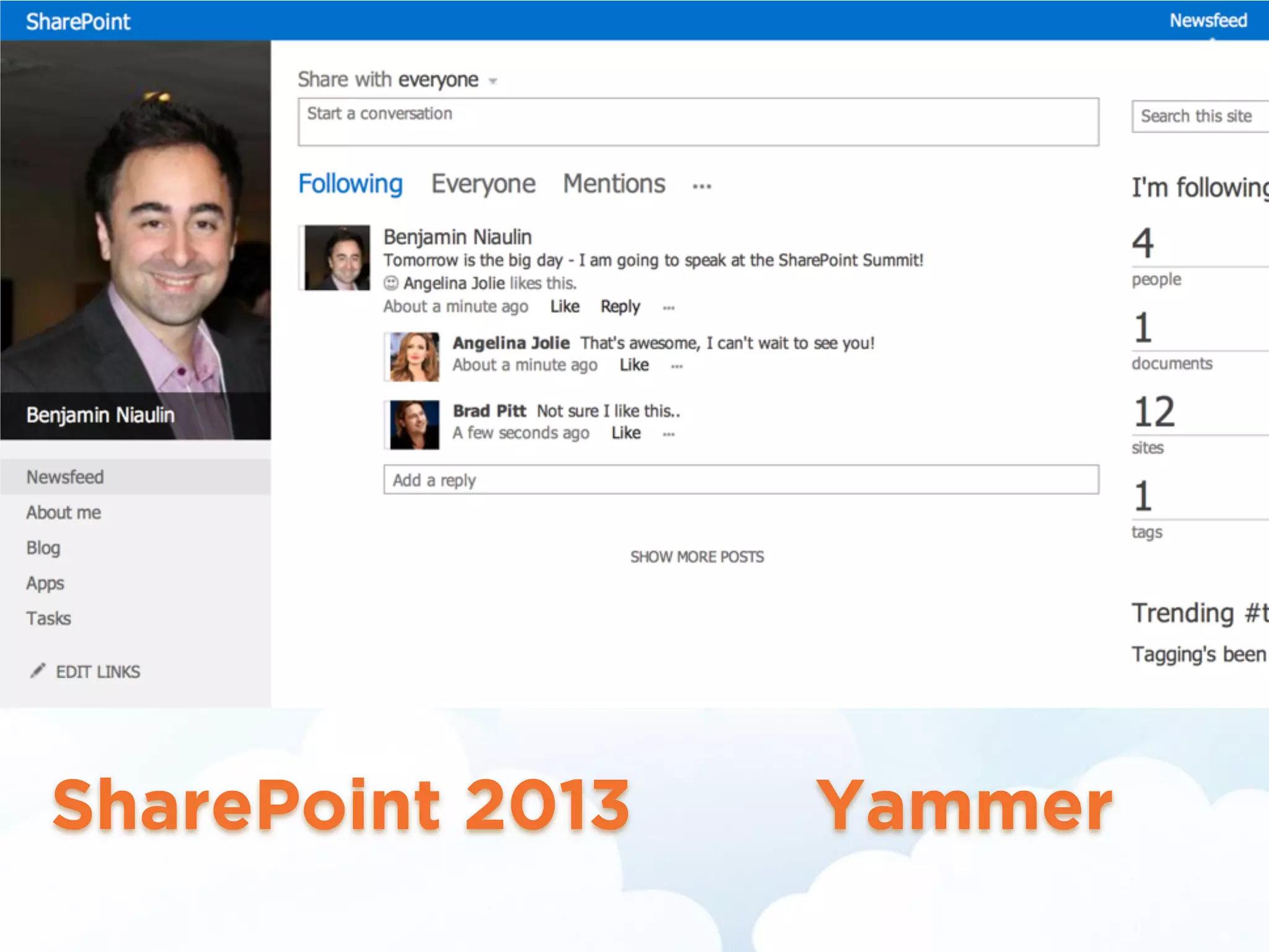 SharePoint 2013 Yammer
 