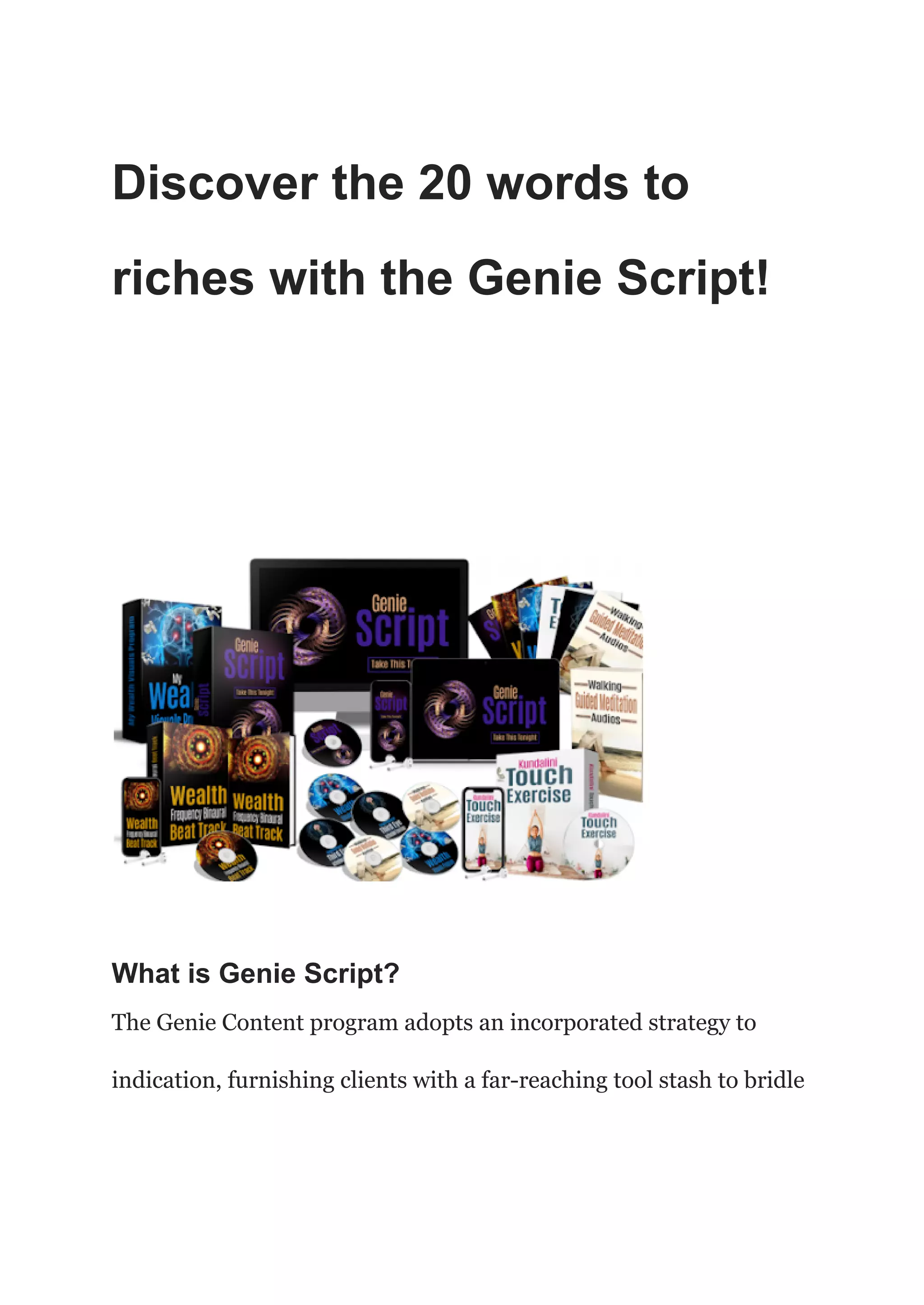 Genie Riches bonus strategy infographic