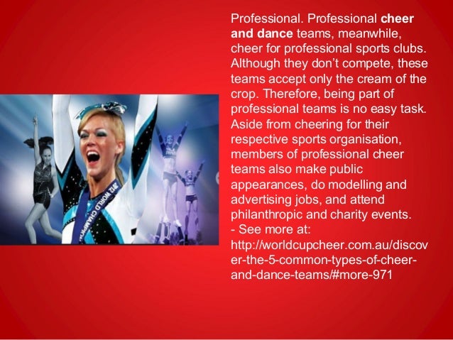 Discover The 5 Common Types Of Cheer And Dance Teams