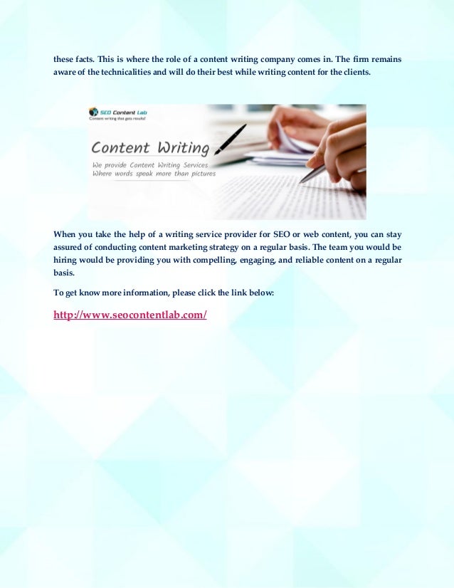 Content writing company