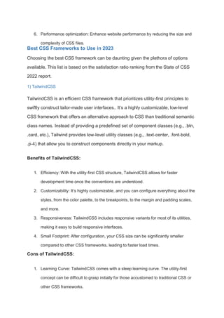 Discover the Top 23 CSS Frameworks for 2023.pdf