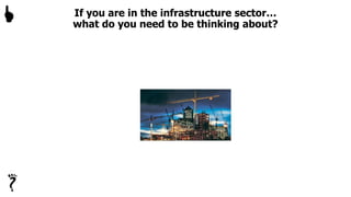 If you are in the infrastructure sector…
what do you need to be thinking about?

 
