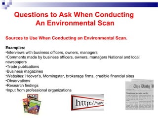 Entrepreneurial Discovery and Environmental Scanning
