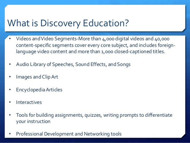 What is Discovery Education?