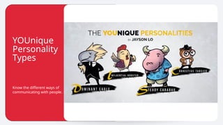 Determine your personality and how to apply it in leadership | PPTX
