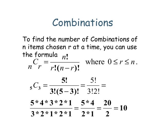 permutation and combination
