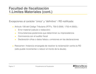 Caracter Rd Discrecionalidad de la_at_y_el_procedimiento_de_fiscalizacion | PDF
