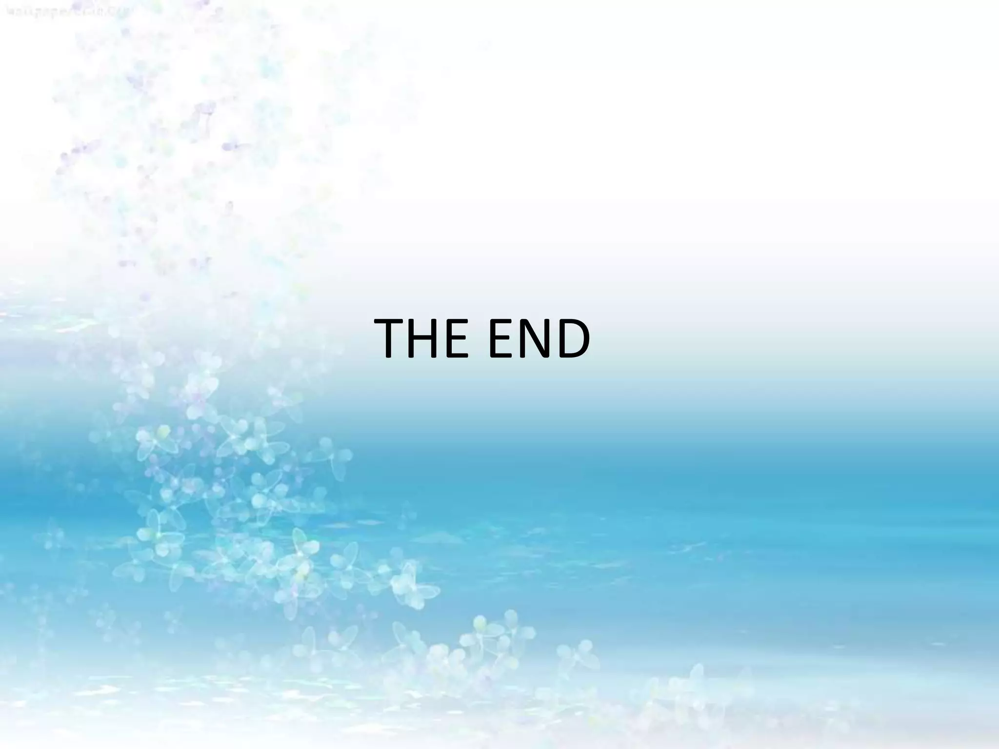 THE END
 