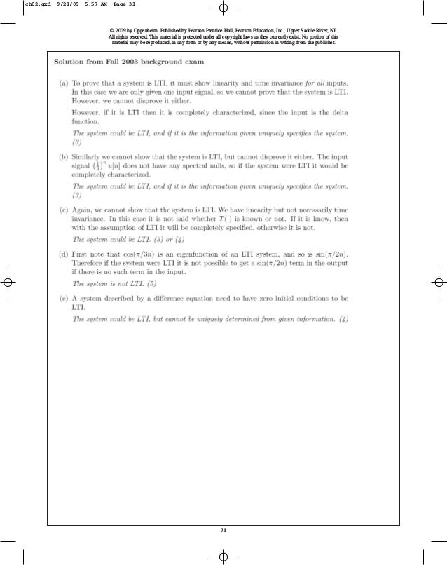 Discrete Time Signal Processing 3rd Edition Oppenheim Solutions Manual