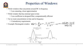 Discrete time filter design by windowing 3 | PPTX