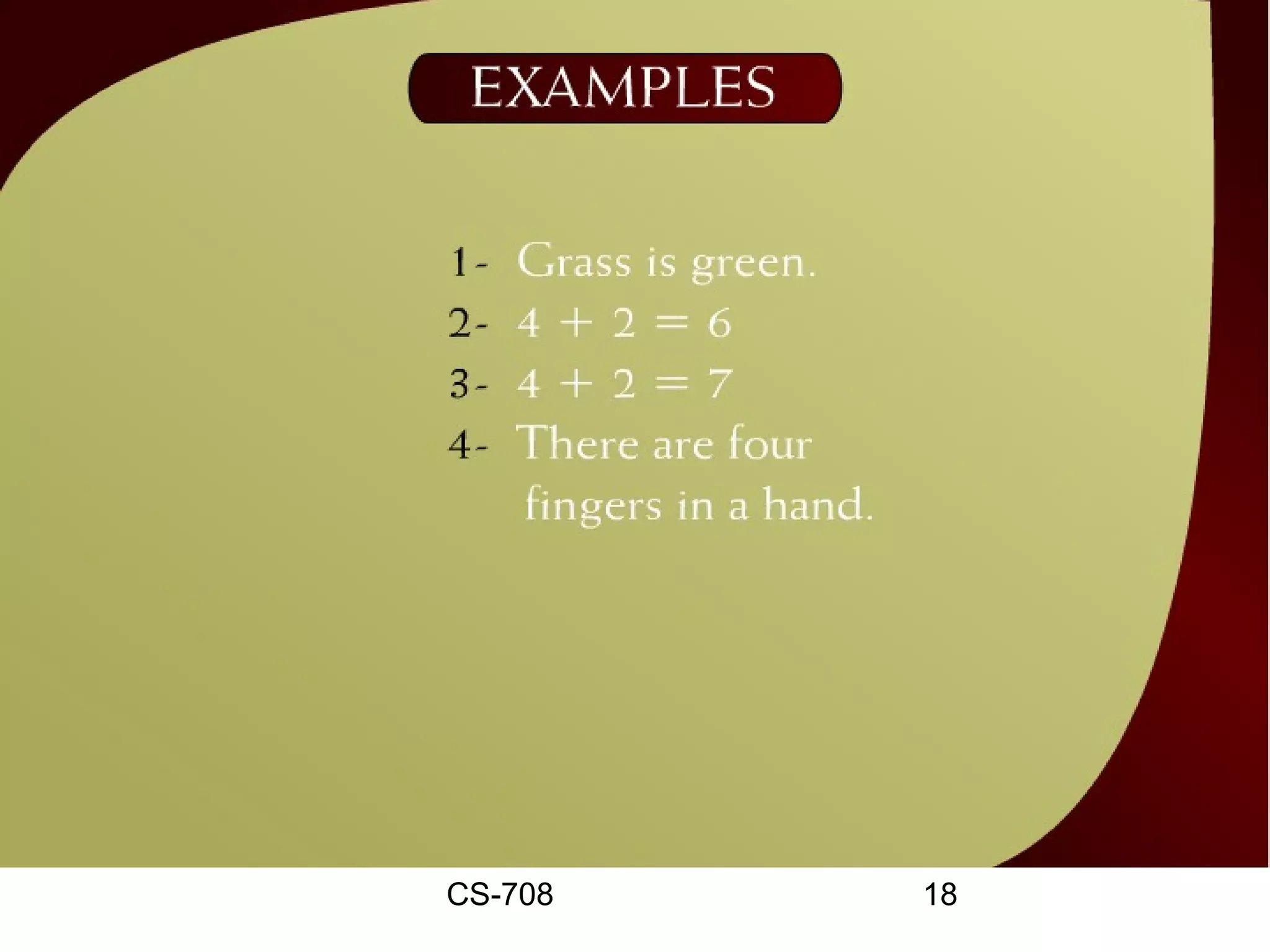 Examples – 9a




 CS-708         18
 