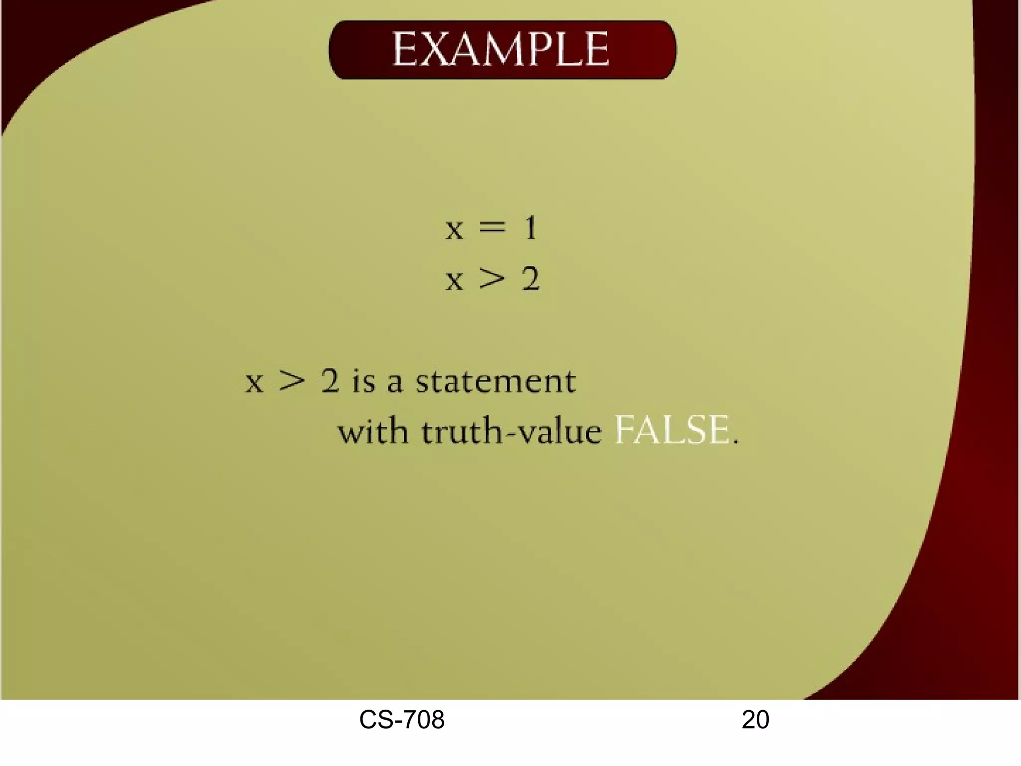 Example – 10b




 CS-708         20
 