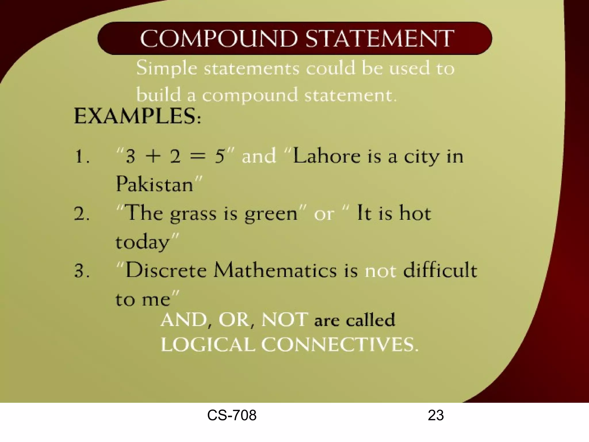 Compound Statement – 12a




       CS-708      23
 