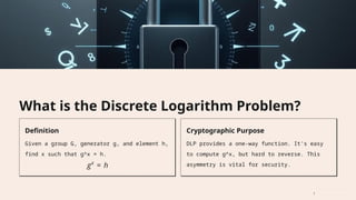 Discrete Logarithm Problem in Cryptography (1).pptx