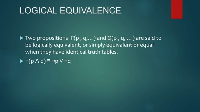 Discrete math Truth Table