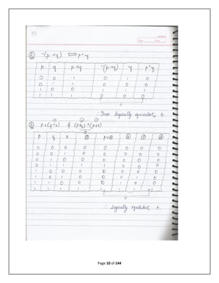 Discrete mathematical structure complete notes of 3rd semester B.tech ...