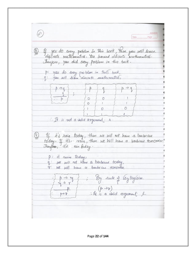 Discrete mathematical structure complete notes of 3rd semester B.tech ...