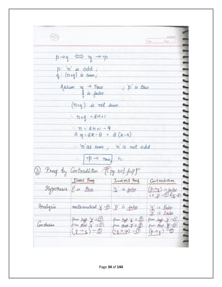 Discrete mathematical structure complete notes of 3rd semester B.tech ...