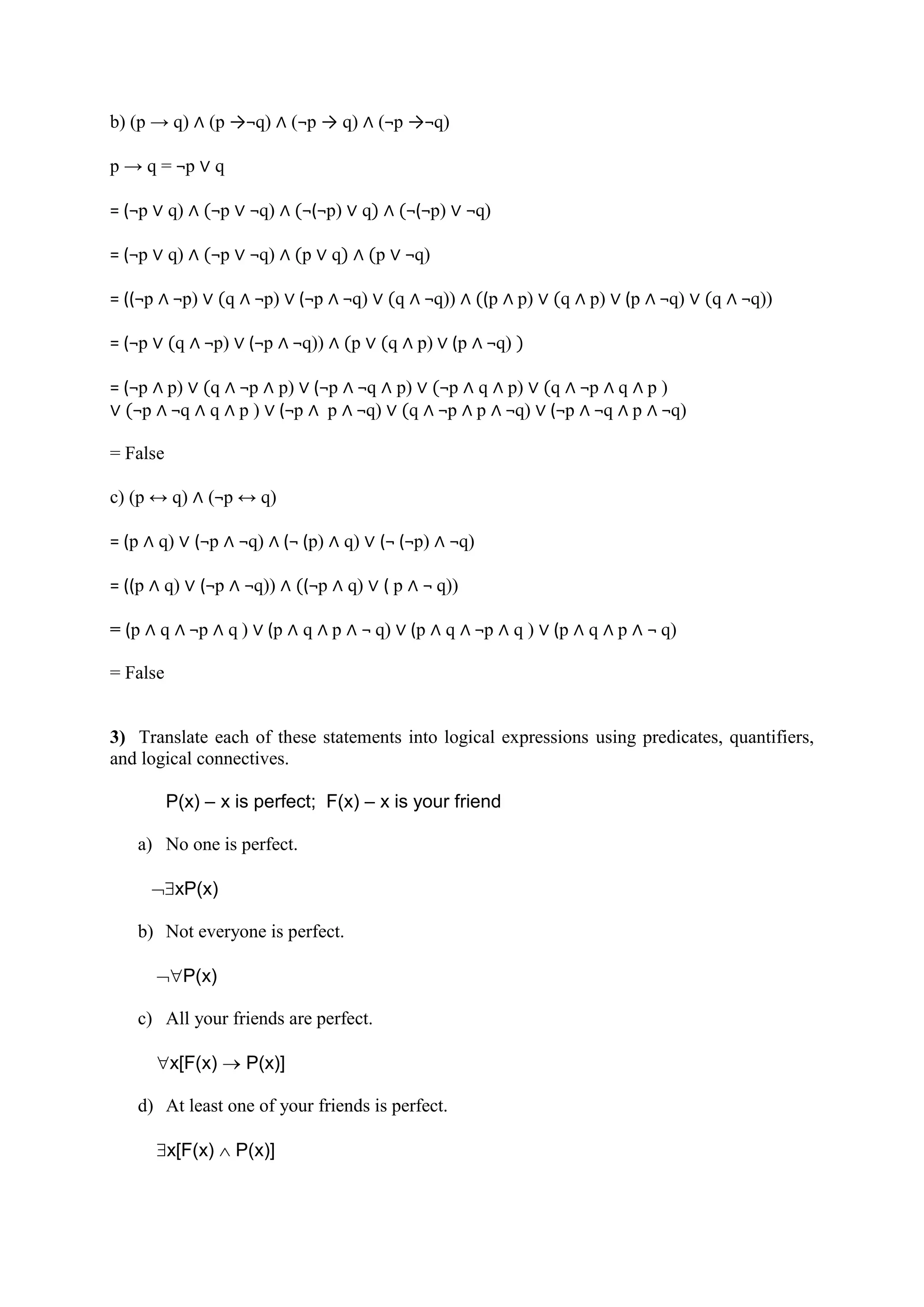 Discrete mathematic question answers | PDF