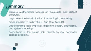 Computer Science Unique Values Discrete_Mathematics_01.pdf for computer science | PDF