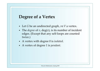 Vertices Discrete Math Discrete Mathematics – Graphs and Trees.pdf