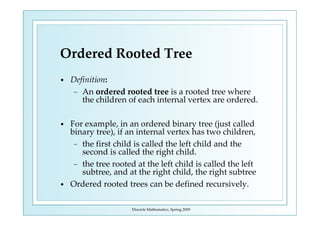 Rooted Tree Discrete Math Discrete Mathematics – Graphs and Trees.pdf