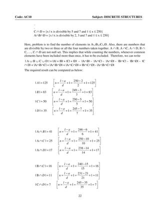 Discrete maths questions | PDF