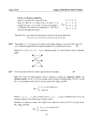 Discrete maths questions | PDF