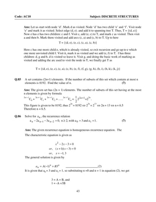 Discrete maths questions | PDF