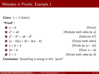 Discrete Proof Techniques briefly describe how to proof what to proof.pdf