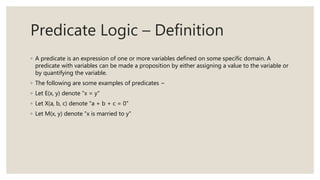 Discrete structures & optimization unit 1 | PPTX