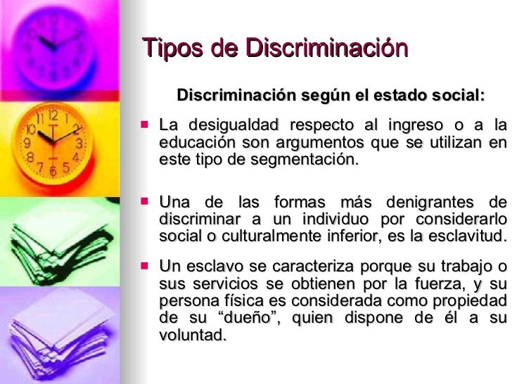 DiscriminacióN Principio No 6 Y 4 DiscriminacióN Principio No 6 Y 4
