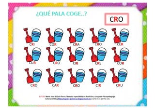 Discriminación visual trabadas   mixtas