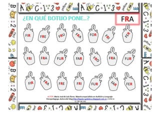 Discriminación visual trabadas   mixtas