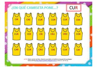 Discriminación visual trabadas   mixtas