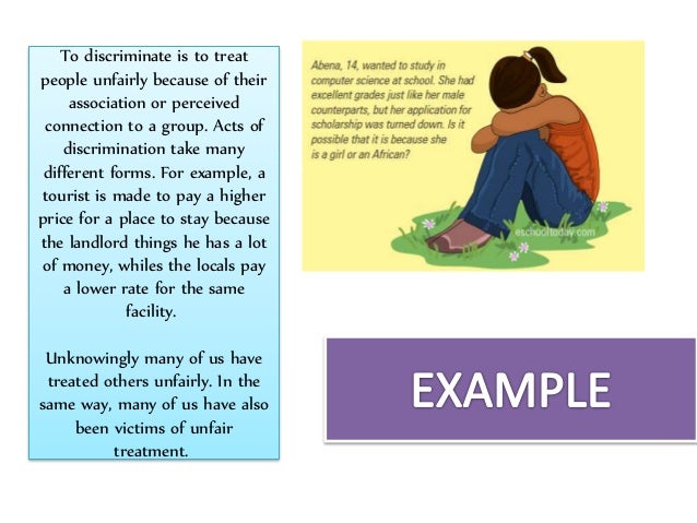 Discrimination And It S Types Ppt