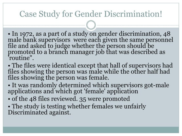 Discrimination PPT