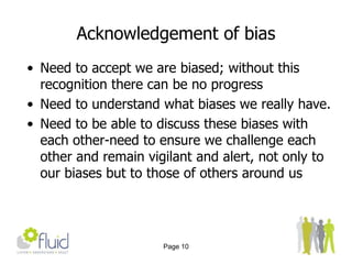 Harassment and segregation