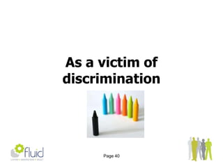Establishing disability-related discrimination means asking:                                                                                                                                                                                      Has the disabled person received less favourable treatment for a reason relating to the disability?            If so, can the less favourable treatment be justified as   being “material to the circumstances of the particular case and substantial”?Page 20Disability 5 of 10CHANGES MADE BY EMPLOYERS TO RECRUITMENT PRACTICES