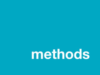 methods
 
