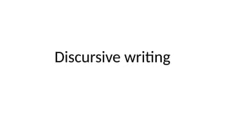Discursive writing IGCSE 0500 English .pptx