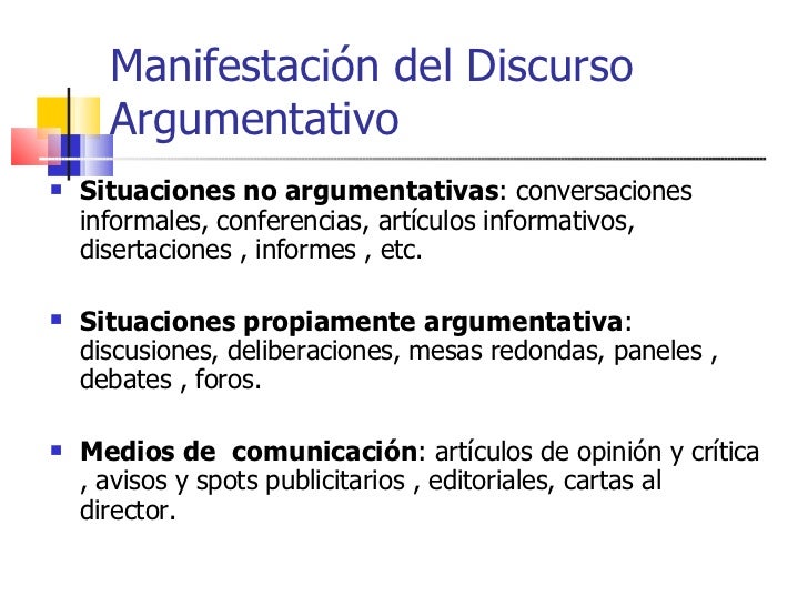 Discurso Argumentativo(Ecc)