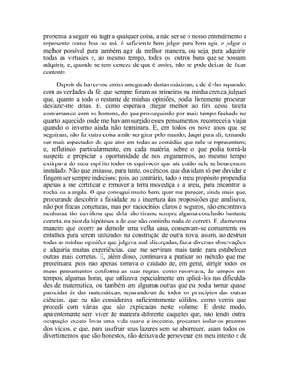 Descartes - Discurso do Método