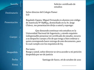 LA CARTA¿Qué una carta? Es una composición escrita breve y ordinariamente cerrada, que una persona envía a otra para comunicarse y tratar con ella. Podemos distinguir tres clases:Familiares