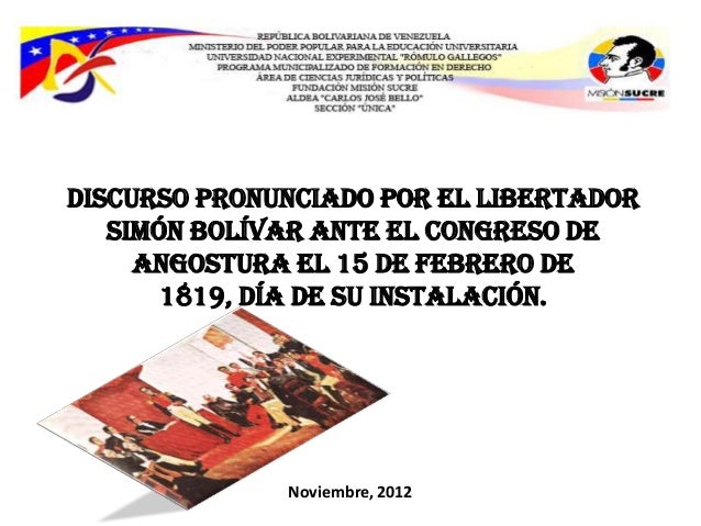 DISCURSO DE ANGOSTURA 1819 EBOOK DOWNLOAD DISCURSO DE ANGOSTURA 1819 EBOOK DOWNLOAD
