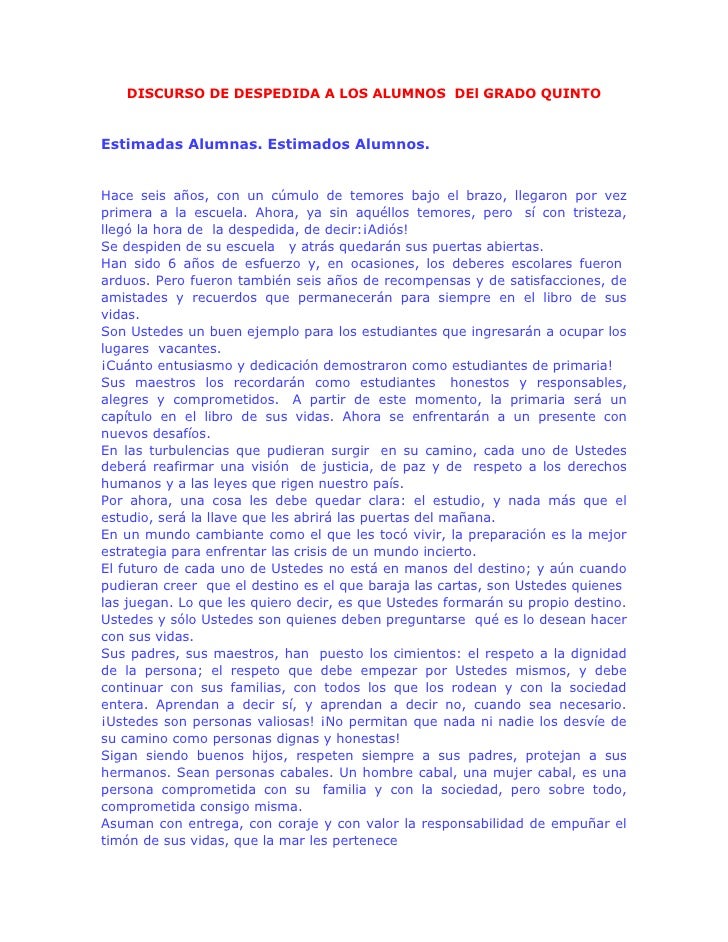 Carta De Despedida Bachillerato - About Quotes e