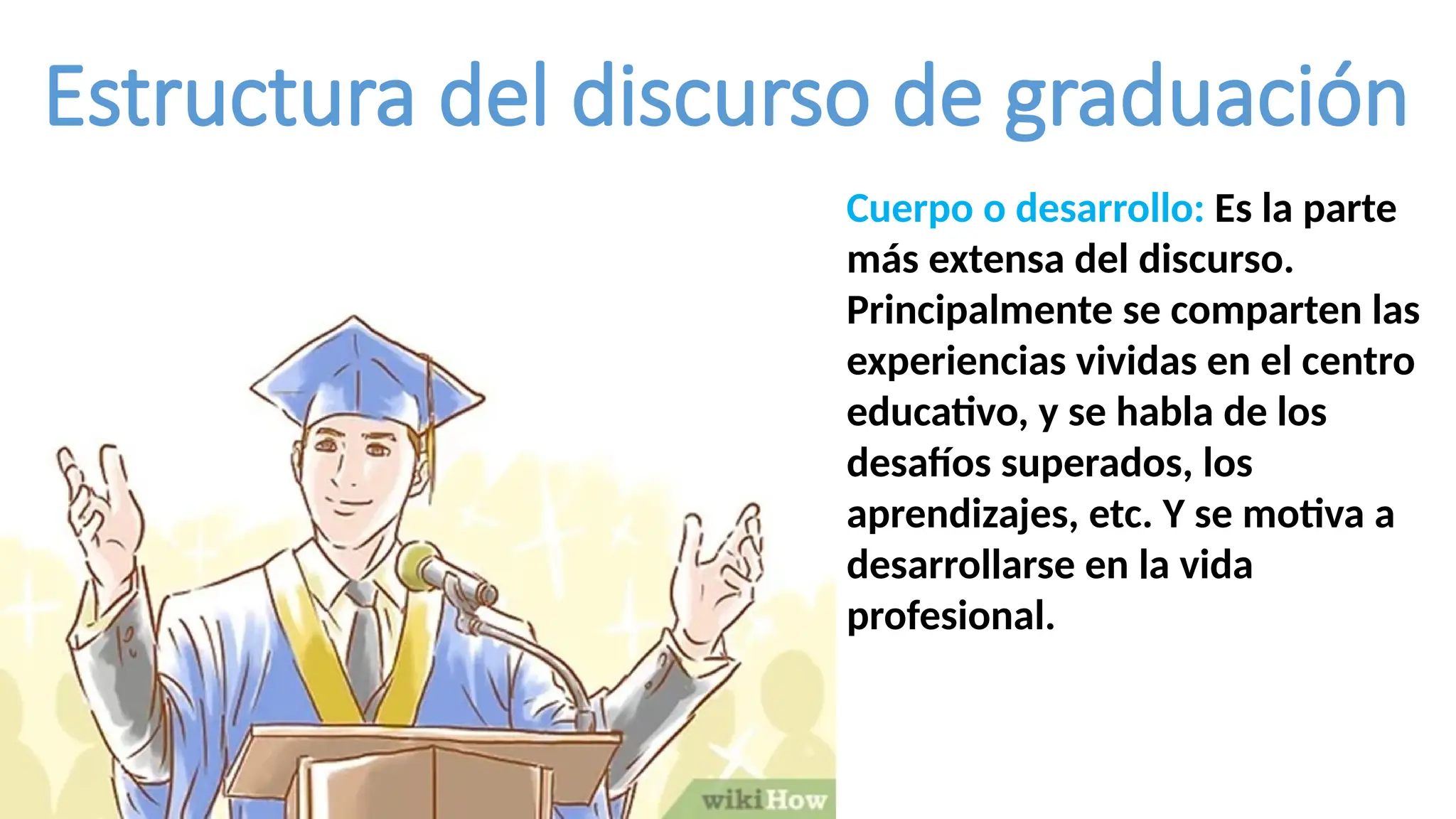 Estructura De Los Discursos De Graduación De La Escuela Secundaria